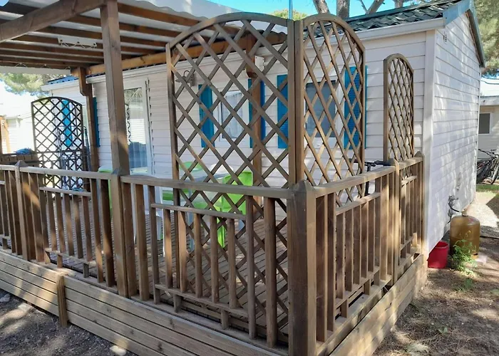 مكان تخييم Mobil Home Cosy Au Coeur Du Camping Pedro *