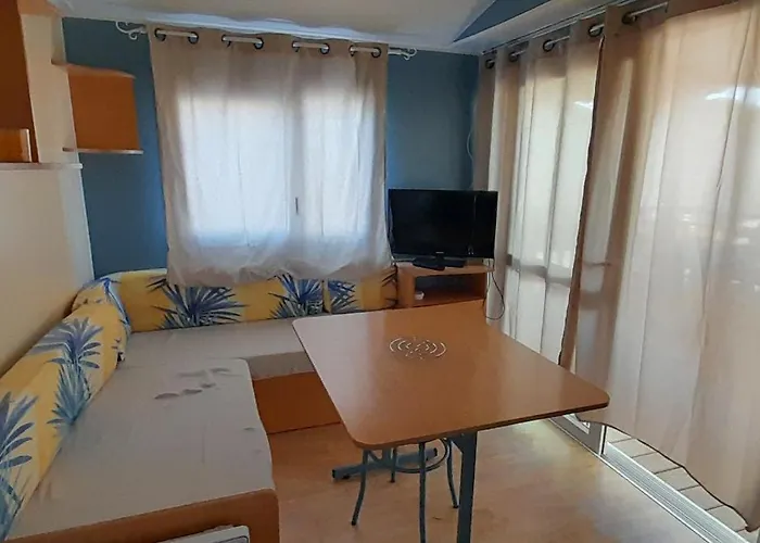 مكان تخييم Mobil Home Cosy Au Coeur Du Camping Pedro *